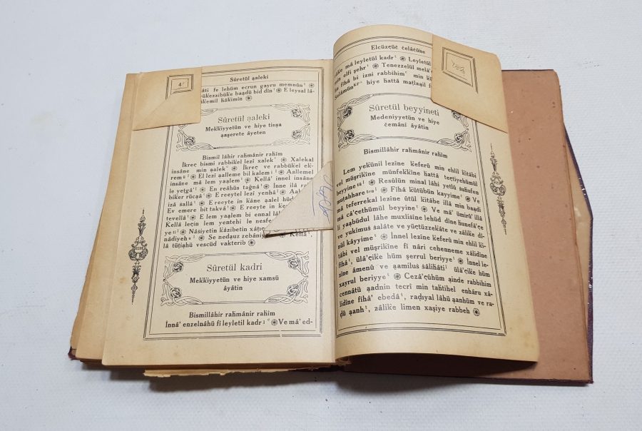 1937 TARİHLİ ÇOK NADİR KUR'AN-I KERİM MEALİ