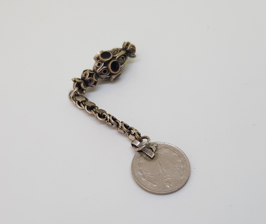 EL YAPIMI ANTİKA TESPİH PÜSKÜLÜ