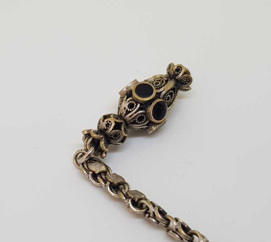 EL YAPIMI ANTİKA TESPİH PÜSKÜLÜ