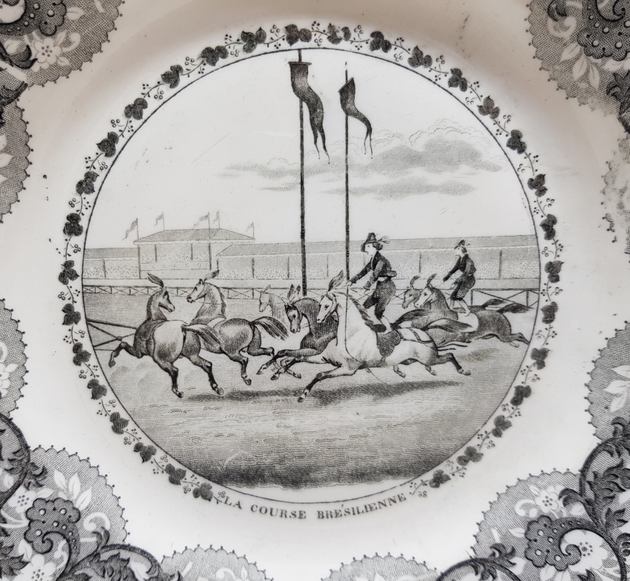 1900 BAŞLARI AVRUPA YAPIMI ANTİKA PORSELEN TABAK