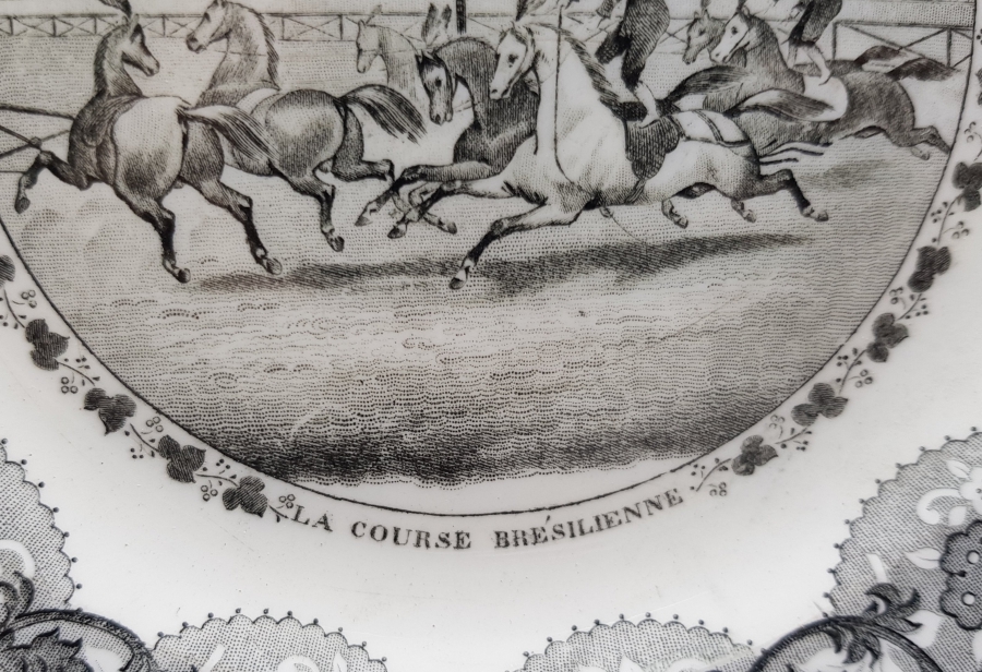 1900 BAŞLARI AVRUPA YAPIMI ANTİKA PORSELEN TABAK