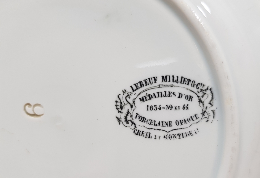 1900 BAŞLARI AVRUPA YAPIMI ANTİKA PORSELEN TABAK