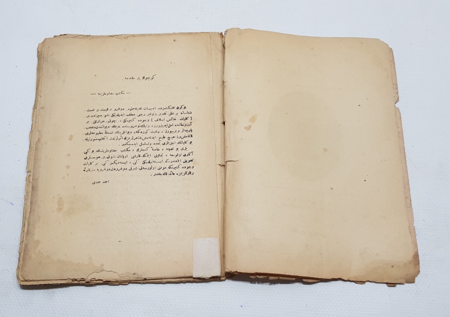 1920 TARİHLİ OSMANLI DÖNEMİ OSMANLICA ŞİİR KİTABI