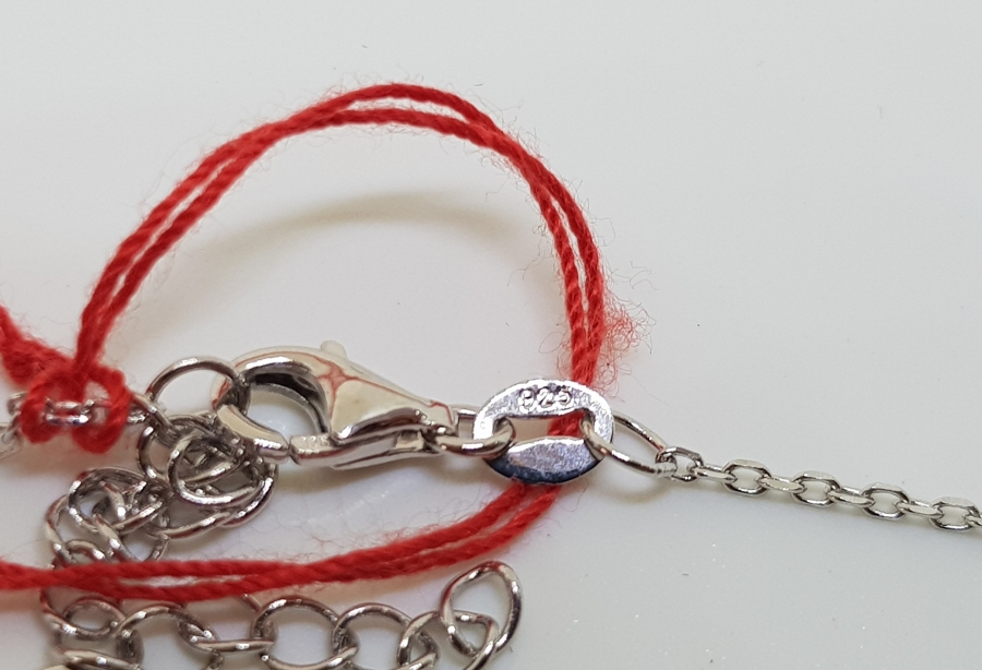 NAZAR BONCUKLU AVRUPA YAPIMI GÜMÜŞ KOLYE