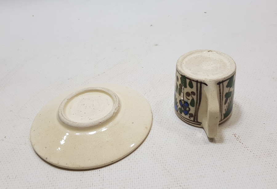 OSMANLI DÖNEMİ KÜTAHYA İŞİ KAHVE FİNCANI