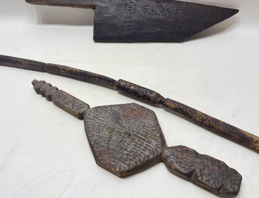 OSMANLI DÖNEMİ AHŞAPTAN MAMUL DOKUMA ALETLERİ LOTU