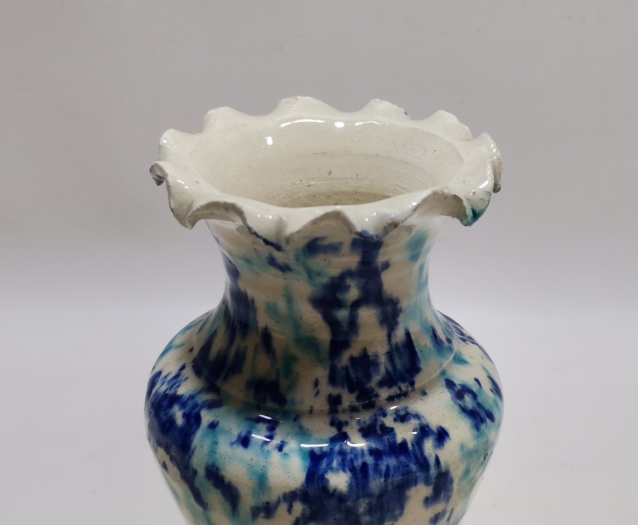 KÜTAHYA İŞİ BALGAMLI MODEL ANTİKA VAZO