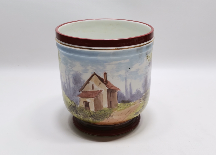 1900 BAŞLARI TAMAMI EL BOYAMA BÜYÜK BOY FRANSIZ SAKSI