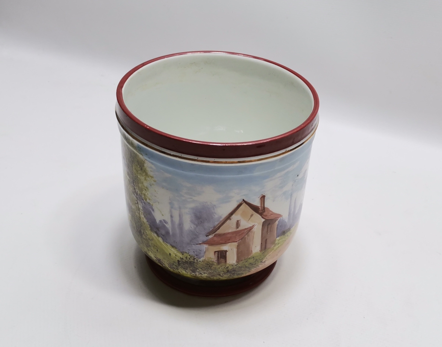 1900 BAŞLARI TAMAMI EL BOYAMA BÜYÜK BOY FRANSIZ SAKSI