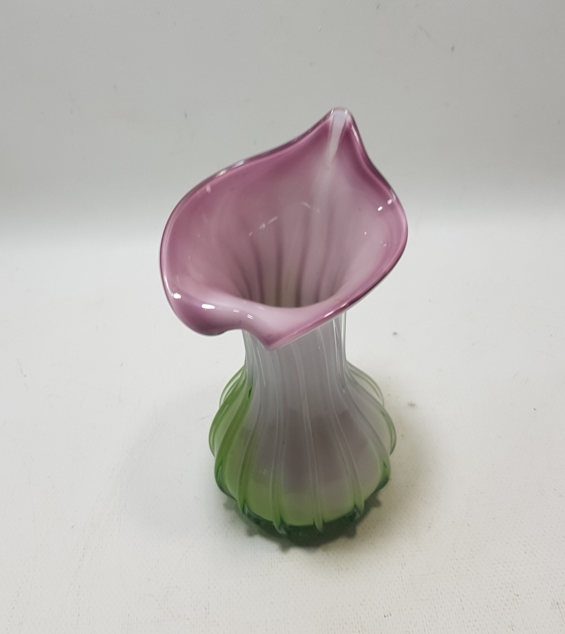 ANTİKA MURANO ÇİÇEK VAZOSU