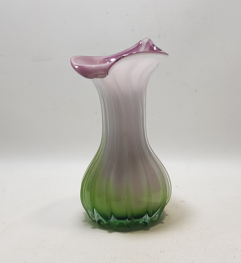 ANTİKA MURANO ÇİÇEK VAZOSU