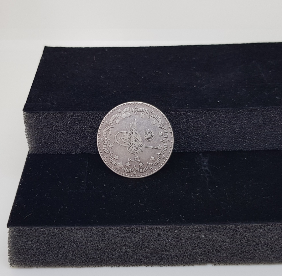 SULTAN II. ABDÜLHAMİD HAN DÖNEMİ KOLEKSİYONLUK GÜMÜŞ 5 KURUŞ MECİDİYE