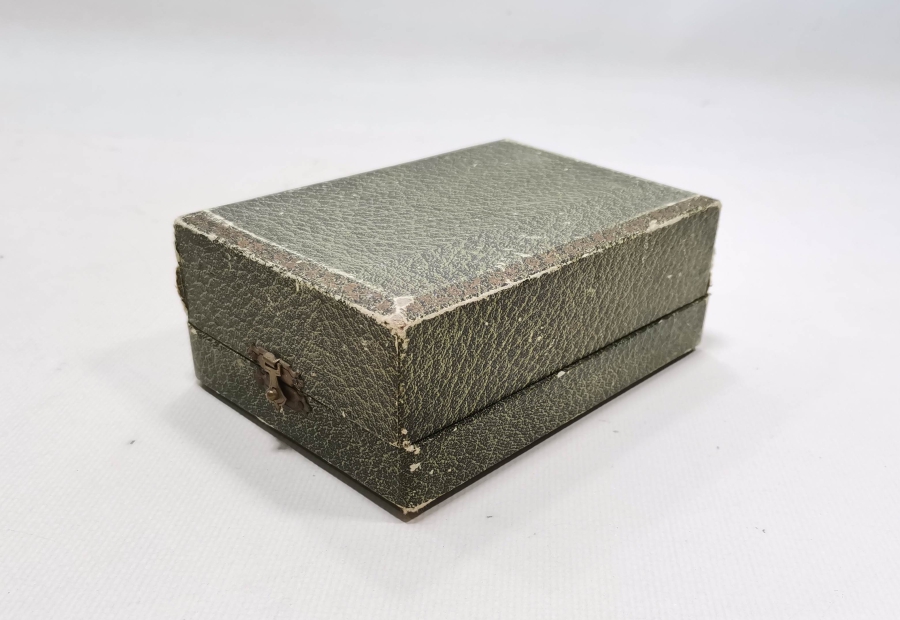 ORİJİNAL KUTUSUNDA ANTİKA GÜMÜŞ KAPLAMA KADEH