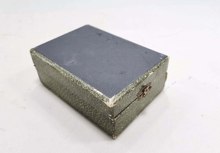 ORİJİNAL KUTUSUNDA ANTİKA GÜMÜŞ KAPLAMA KADEH