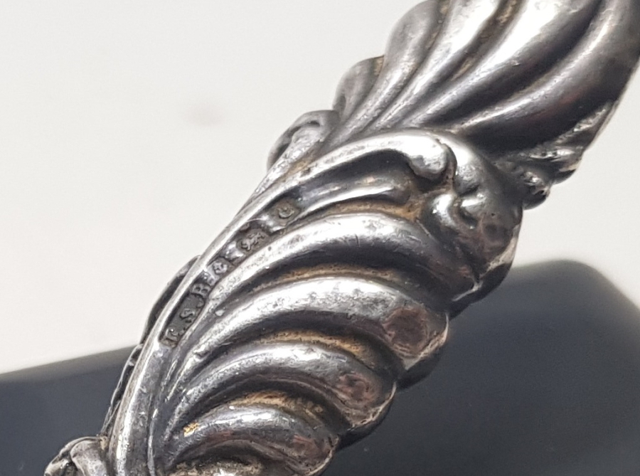 GÜMÜŞ SAPLI ANTİKA AYAKKABI ÇEKECEĞİ - KERATA