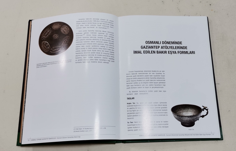 OSMANLI DÖNEMİ GAZİANTEP BAKIRCILIĞI ÜZERİNE YAZILMIŞ PRESTİJ KİTAP