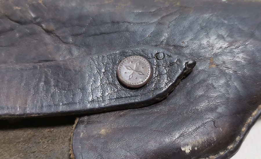 1. DÜNYA SAVAŞI DÖNEMİ OSMANLI DERİ SUBAY TABANCA KILIFI