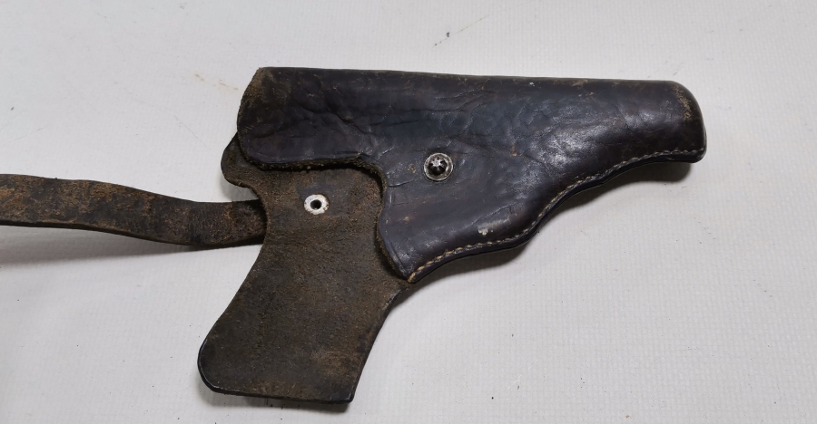 1. DÜNYA SAVAŞI DÖNEMİ OSMANLI DERİ SUBAY TABANCA KILIFI