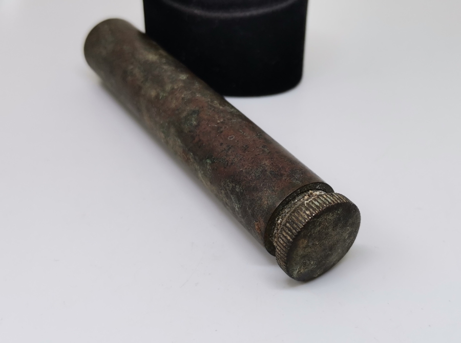 ÜZERİ DAMGALI 1. DÜNYA SAVAŞI DÖNEMİ İNGİLİZ ENFİELD TÜFEK YAĞDANLIĞI