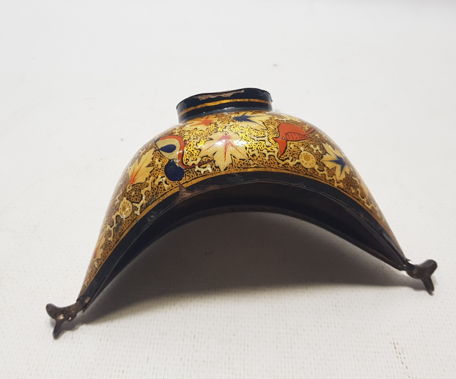 OSMANLI DÖNEMİ PAPİER MACHE ÜZERİ EL BOYAMA İŞÇİLİKLİ ÇOK NADİR KEŞKÜL-Ü FUKARA