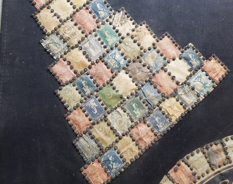 OSMANLI PULLARLA DİZAYN EDİLMİŞ OSMANLI DÖNEMİ BÜYÜK BOY PANO