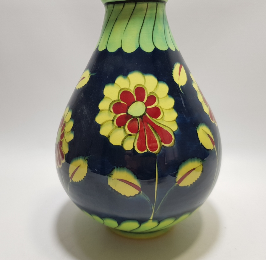 KÜTAHYA İŞİ EL BOYAMA ANTİKA VAZO