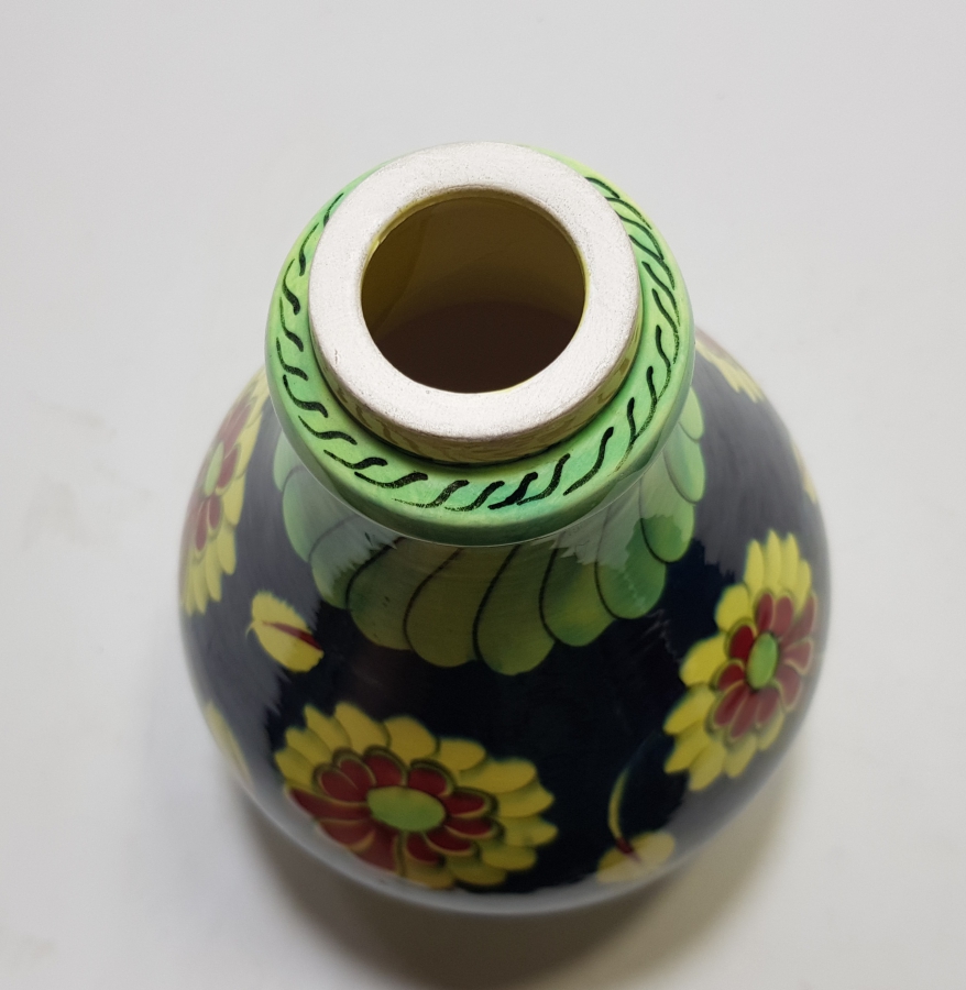 KÜTAHYA İŞİ EL BOYAMA ANTİKA VAZO