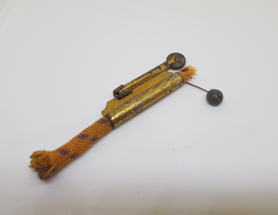 OSMANLI DÖNEMİ YÜKSEK KONDİSYONDA HALATLI SUBAY ÇAKMAĞI