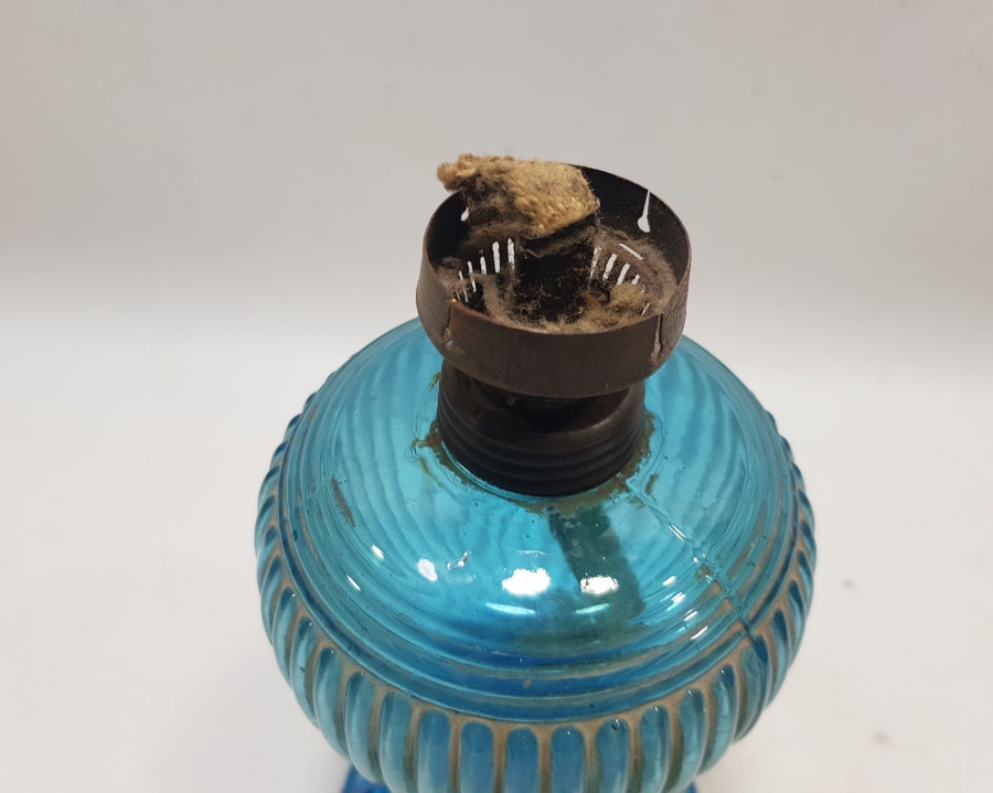 NADİR RENKTE OSMANLI DÖNEMİ GAZ LAMBASI