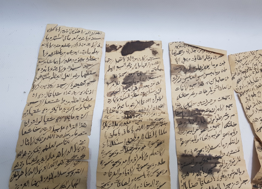 1. DÜNYA SAVAŞI DÖNEMİ EL YAZMA OSMANLI ASKER HAMAYIL İÇİ