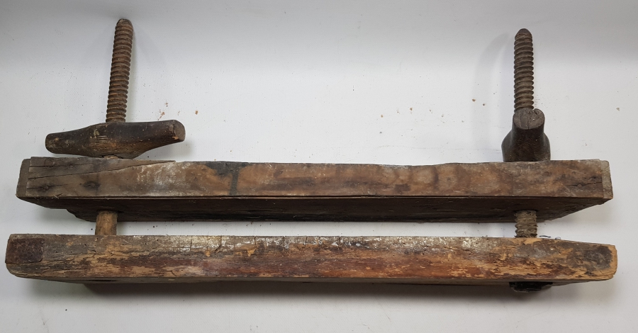 OSMANLI DÖNEMİ EL YAPIMI AHŞAP ÇOK NADİR KİTAPÇI PRESİ