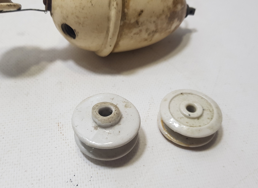 OSMANLI DÖNEMİ PORSELEN AVİZE ASANSÖRÜ PARÇALARI