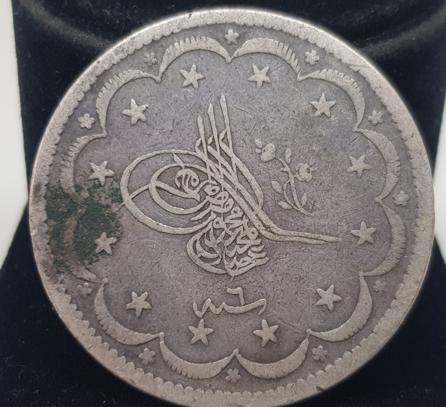 SULTAN ABDÜLHAMİD HAN DÖNEMİ GÜMÜŞ 20 KURUŞ MECİDİYE