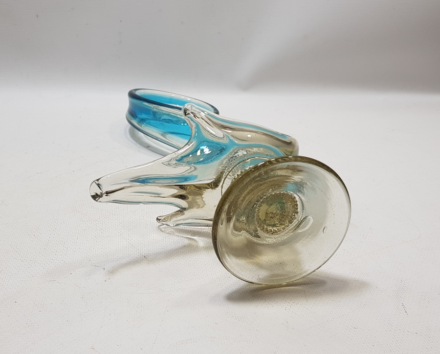 KUĞU FORMUNDA YAPILMIŞ ANTİKA MURANO BÜYÜK BOY LOKUMLUK