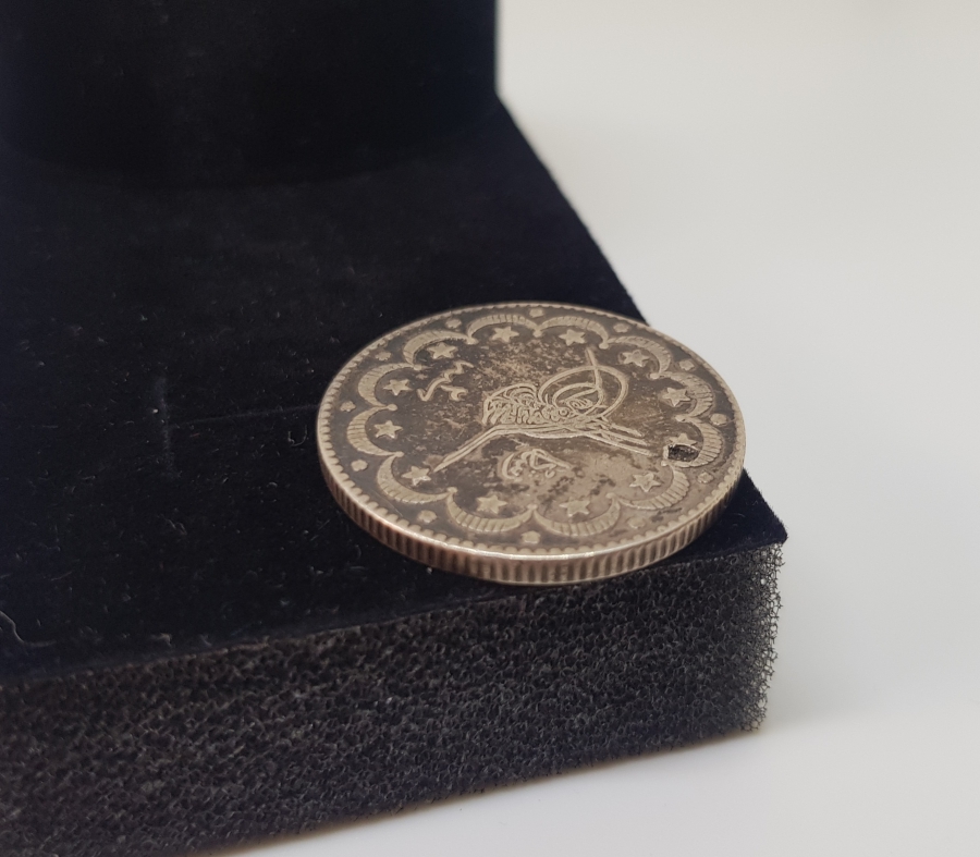 SULTAN MEHMET REŞAT DÖNEMİ KOLEKSİYONLUK GÜMÜŞ 10 KURUŞ MECİDİYE