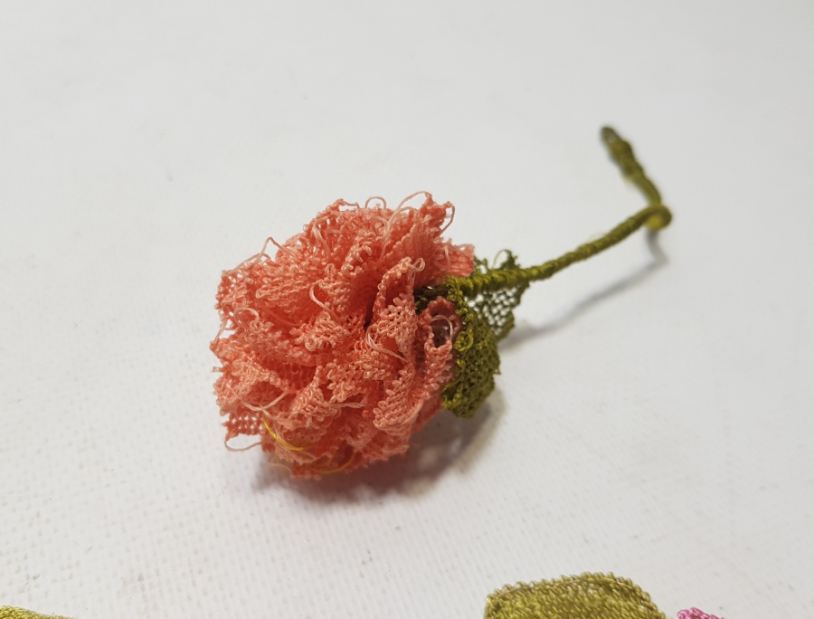 OSMANLI DÖNEMİ İĞNE OYALI KOZAK YÖRESİ NADİR GELİN ÇİÇEĞİ