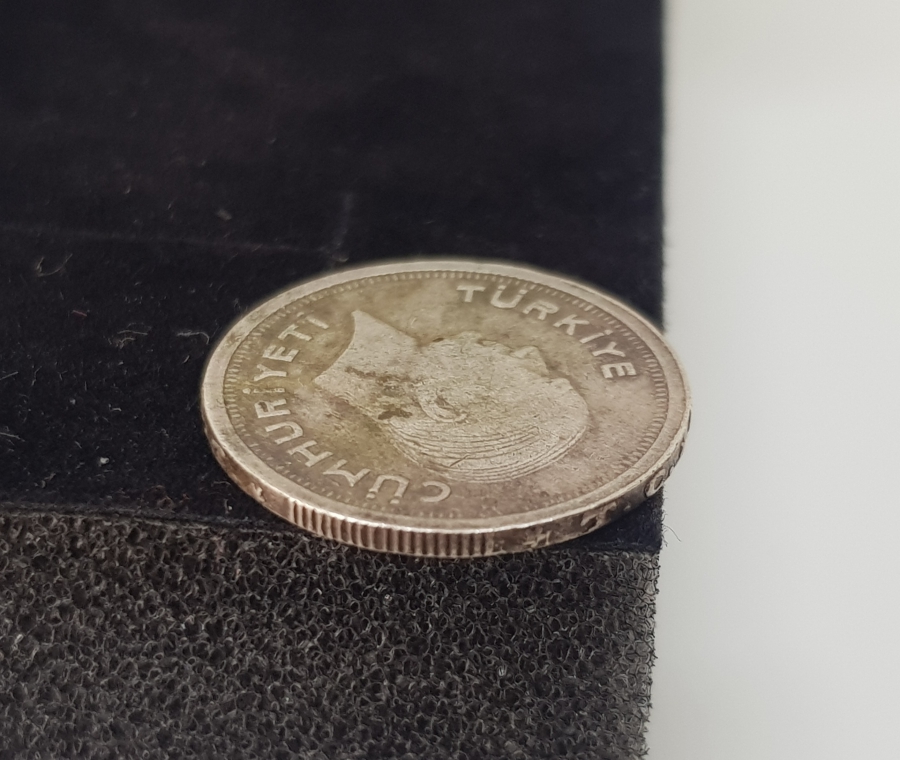 1936 YILI GÜMÜŞ 25 KURUŞ