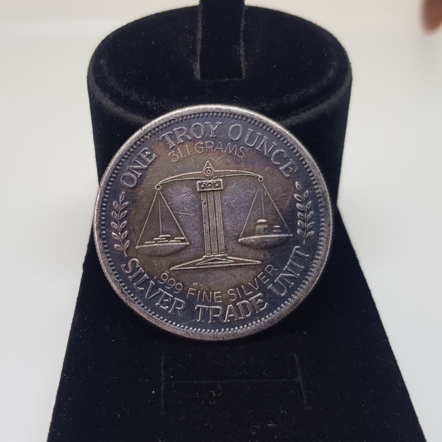 1 ONSLUK SAF GÜMÜŞ SİKKE