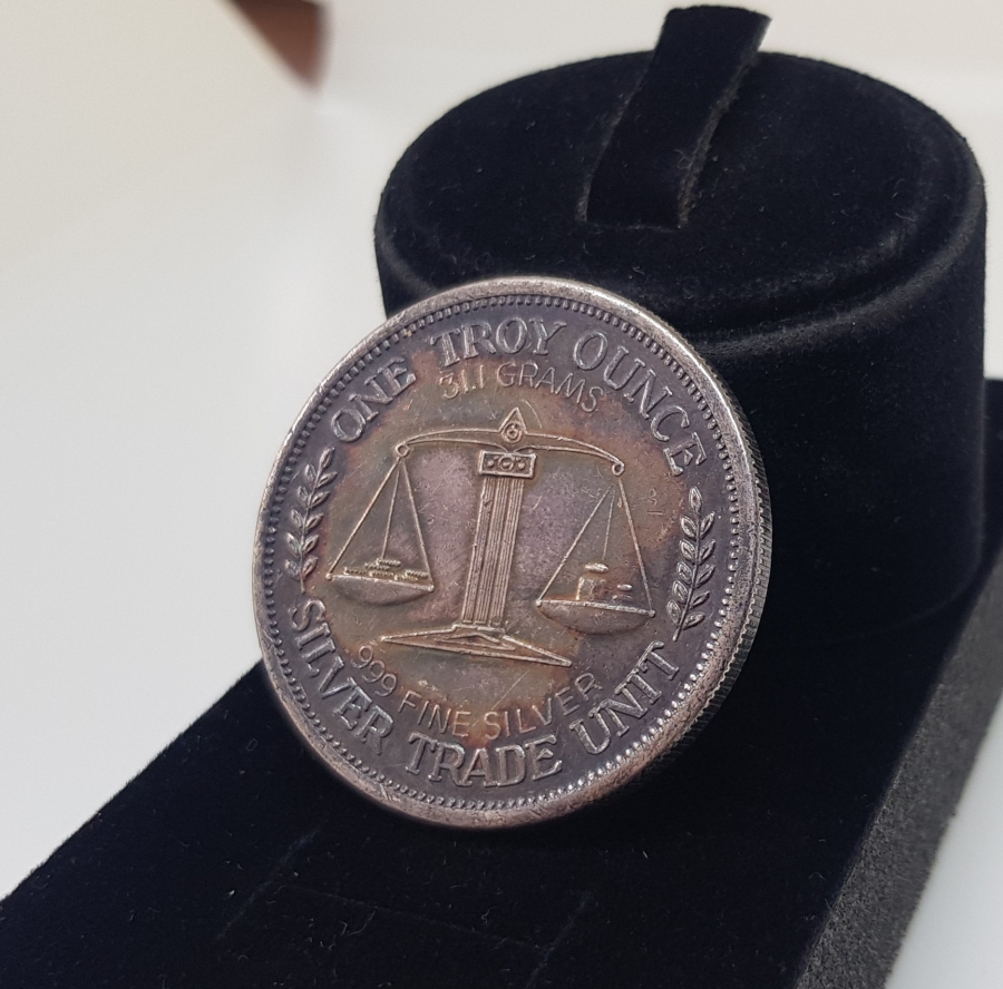 1 ONSLUK SAF GÜMÜŞ SİKKE