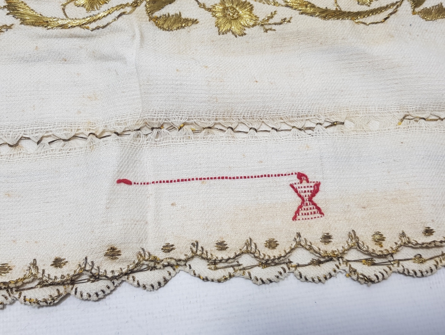 KÜTAHYA'NIN SARAY İÇİN YAPTIĞI NAKKAŞHANE İMZALI NADİR YAĞLIK