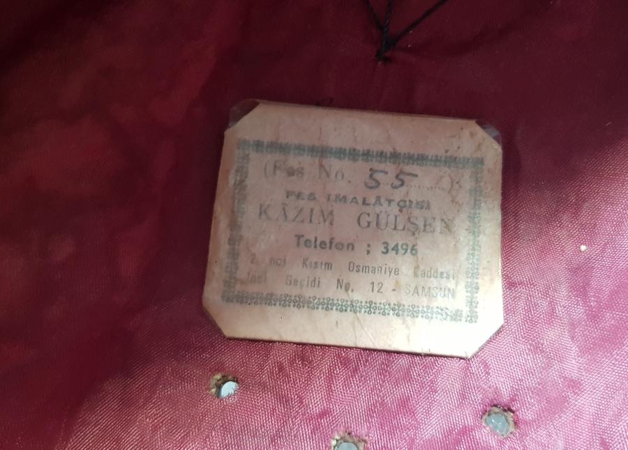 1930LARDAN ŞAPKA DEVRİMİNE RAĞMEN YAPILMIŞ ÇOK NADİR FES