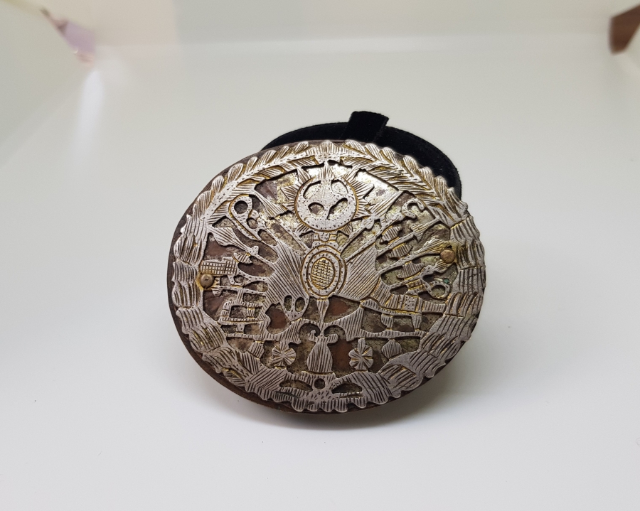 ÜZERİNDE OSMANLI DEVLET ARMASI BULUNAN OSMANLI DÖNEMİ GÜMÜŞ KEMER TOKASI