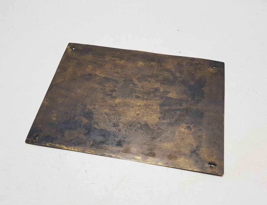 ÜNLÜ DOKTOR ALİ VEHBİ TÜRKÜSTÜN ÜN YAZIHANESİNE AİT OSMANLI DÖNEMİ HAKKAK İŞİ ÇOK NADİR DOKTOR TABELASI