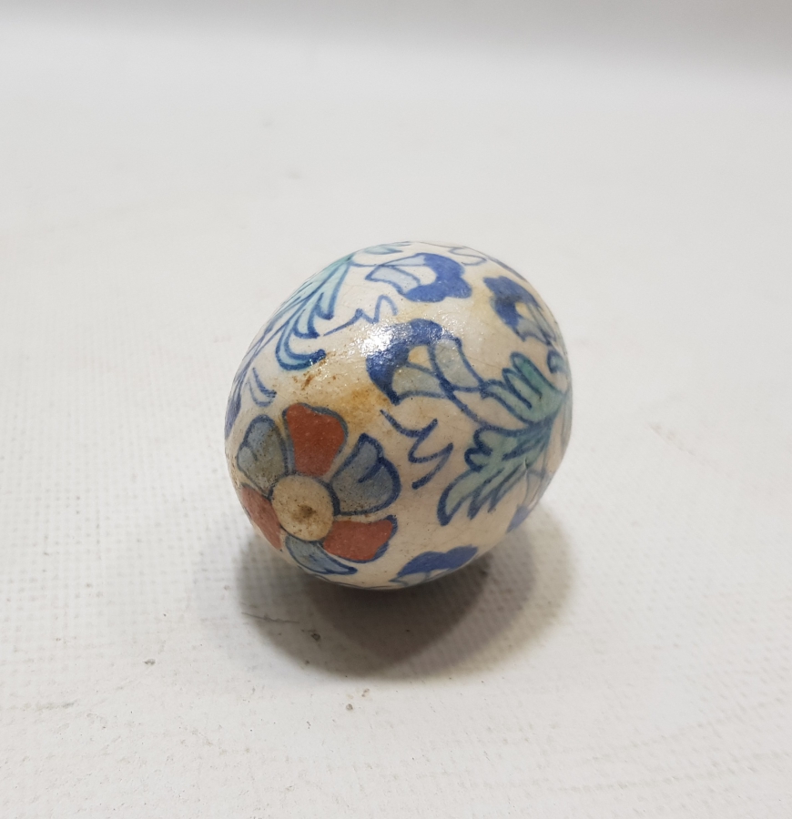 OSMANLI DÖNEMİ EL BOYAMA KÜTAHYA İŞİ ASKI TOPU