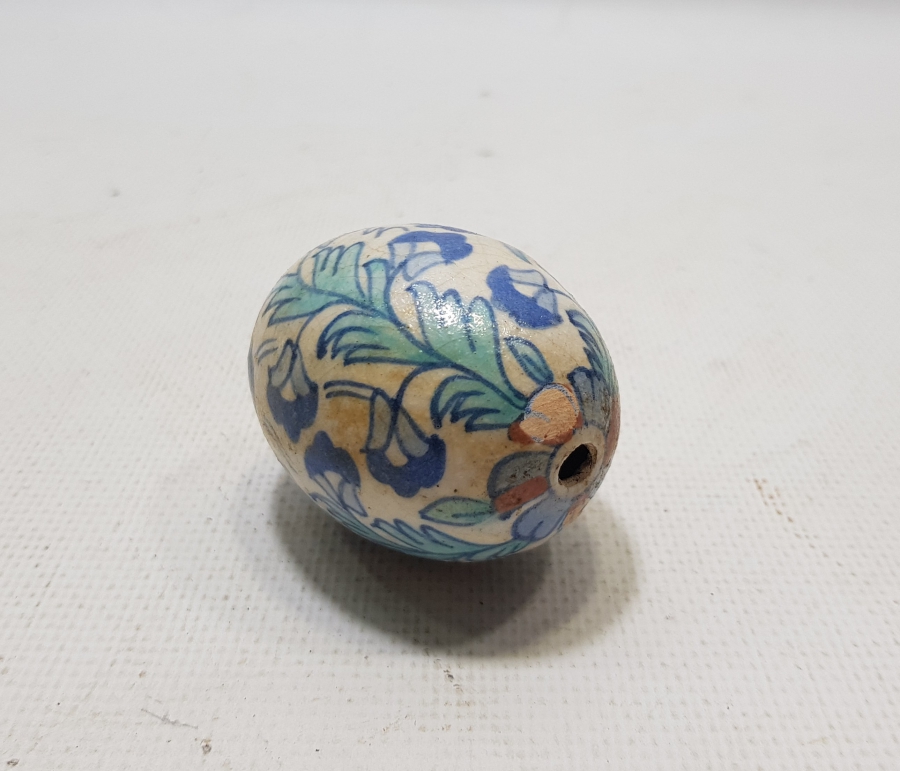 OSMANLI DÖNEMİ EL BOYAMA KÜTAHYA İŞİ ASKI TOPU