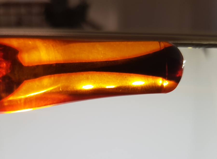 ORİJİNAL KUTUSUNDA ANTİKA ATEŞ KEHRİBARI AĞIZLIK