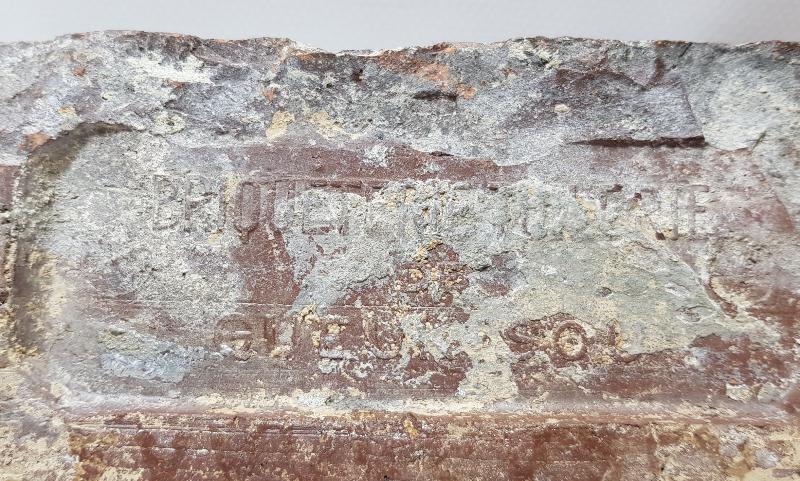 OSMANLICA YAZILI ÇOK NADİR TUĞLA