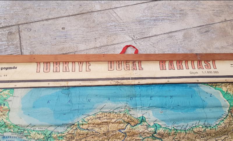 1940LARDAN ÇOK NADİR TÜRKİYE HARİTASI