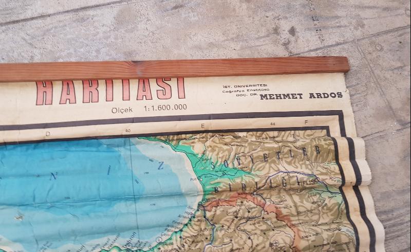 1940LARDAN ÇOK NADİR TÜRKİYE HARİTASI