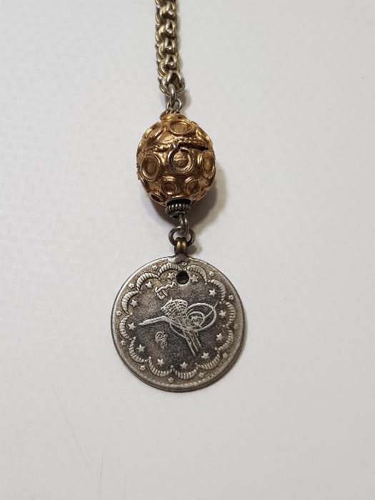 OSMANLI 5 KURUŞLU GÜMÜŞ TESPİH SALLAMASI